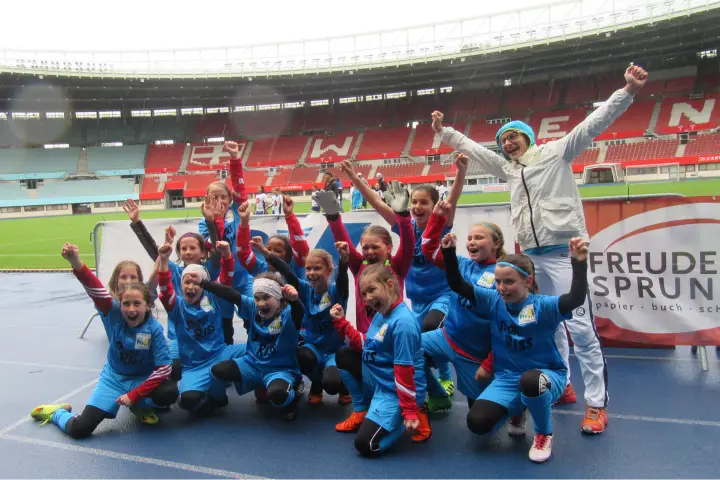 Das Siegerteam der Mädchen Miniliga 2019