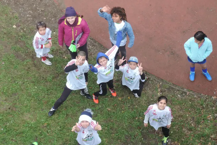 Kinder beim Fußball FARENET Turnier 2016.17